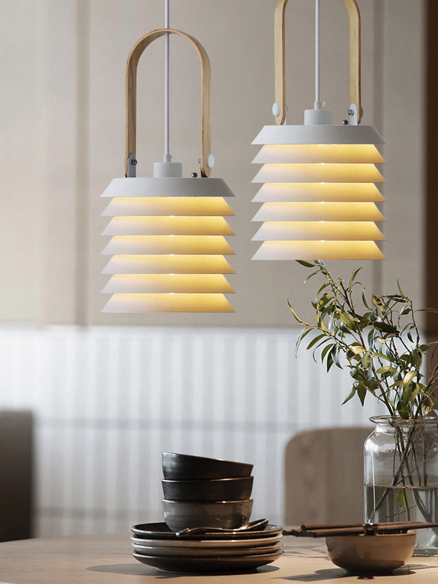 Minimalist Lantern Pendant Lamp, view 8