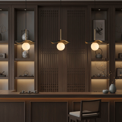 Montera Alabaster Pendant Light, view 5