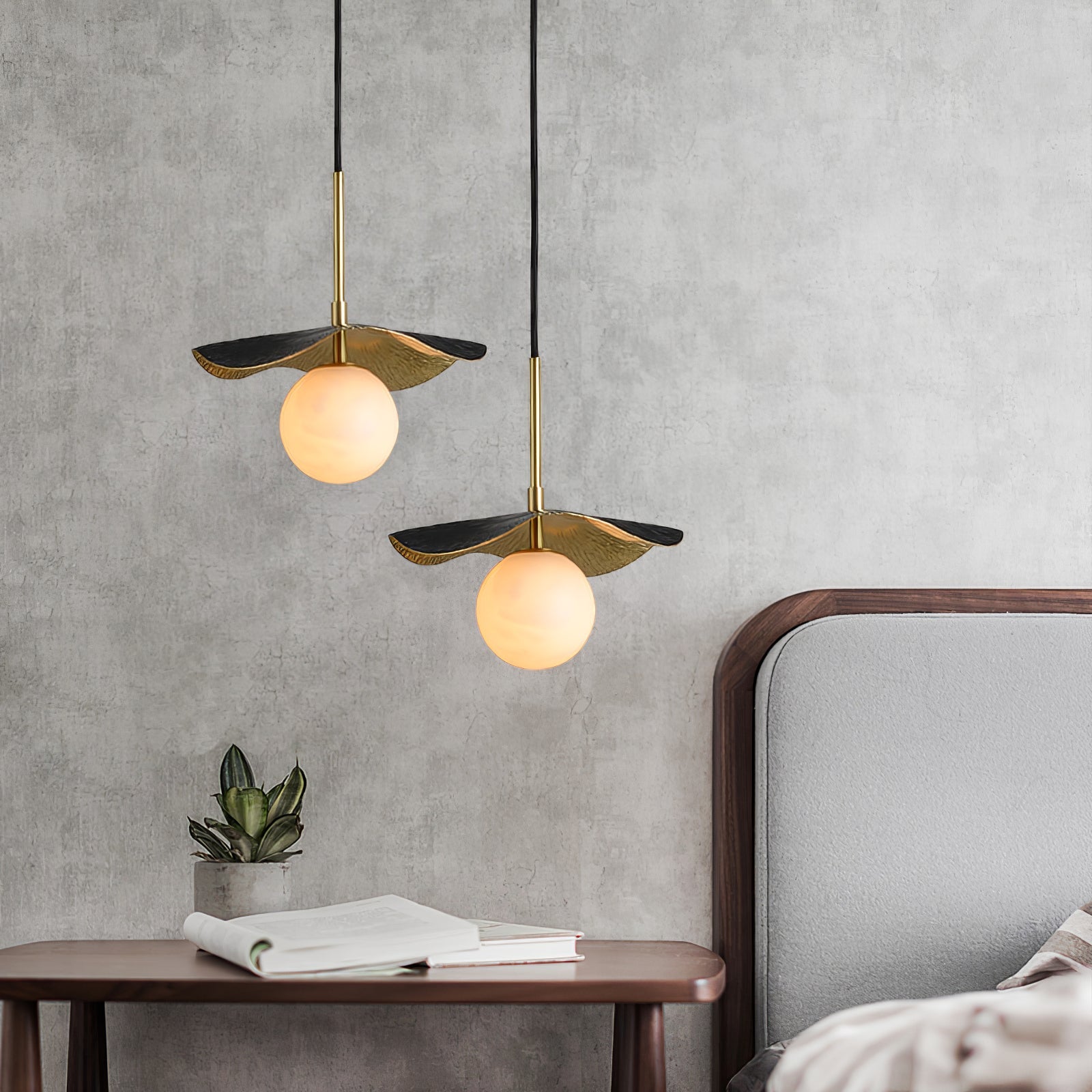 Montera Alabaster Pendant Light, view 11