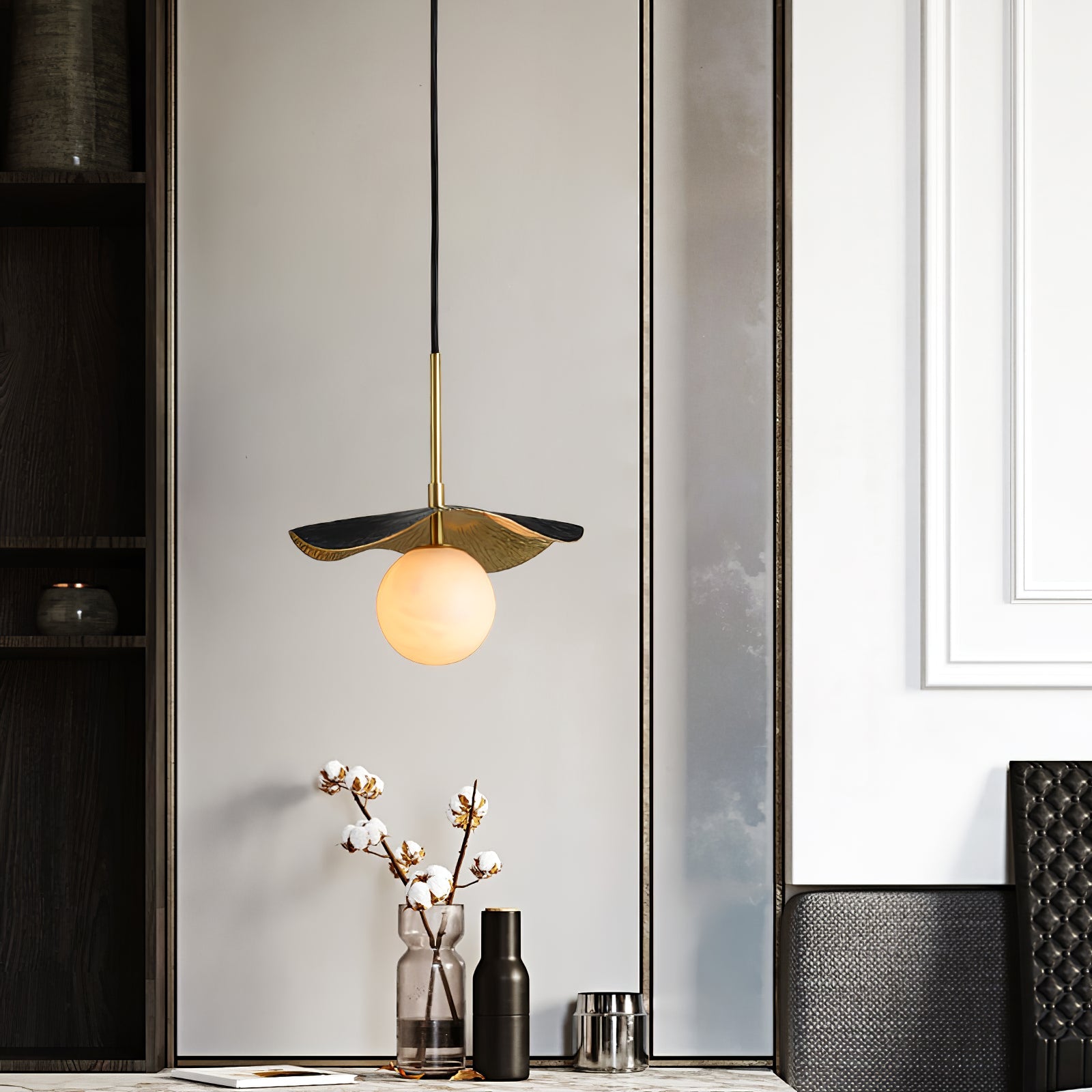 Montera Alabaster Pendant Light, view 12