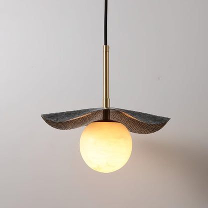 Montera Alabaster Pendant Light, view 16