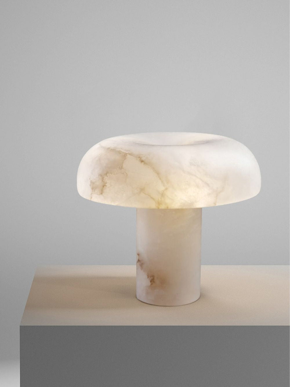 Mushroom Type Alabaster Table Lamp, view 21