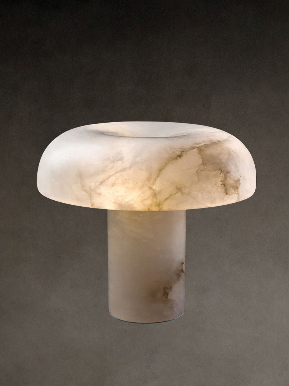 Mushroom Type Alabaster Table Lamp, view 23