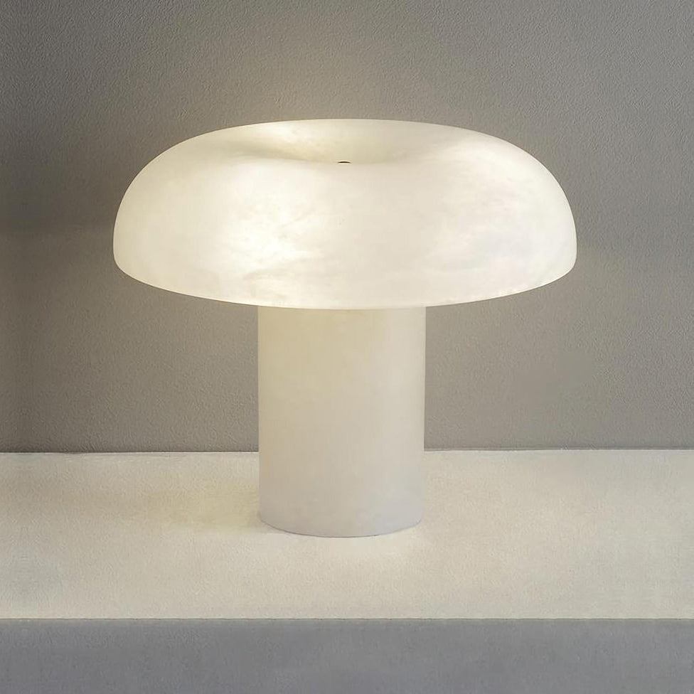 Mushroom Type Alabaster Table Lamp, view 26