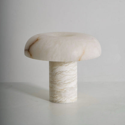 Mushroom Type Alabaster Table Lamp