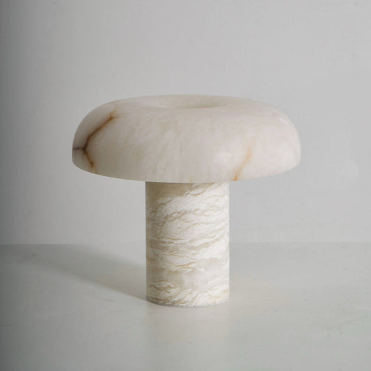 Mushroom Type Alabaster Table Lamp