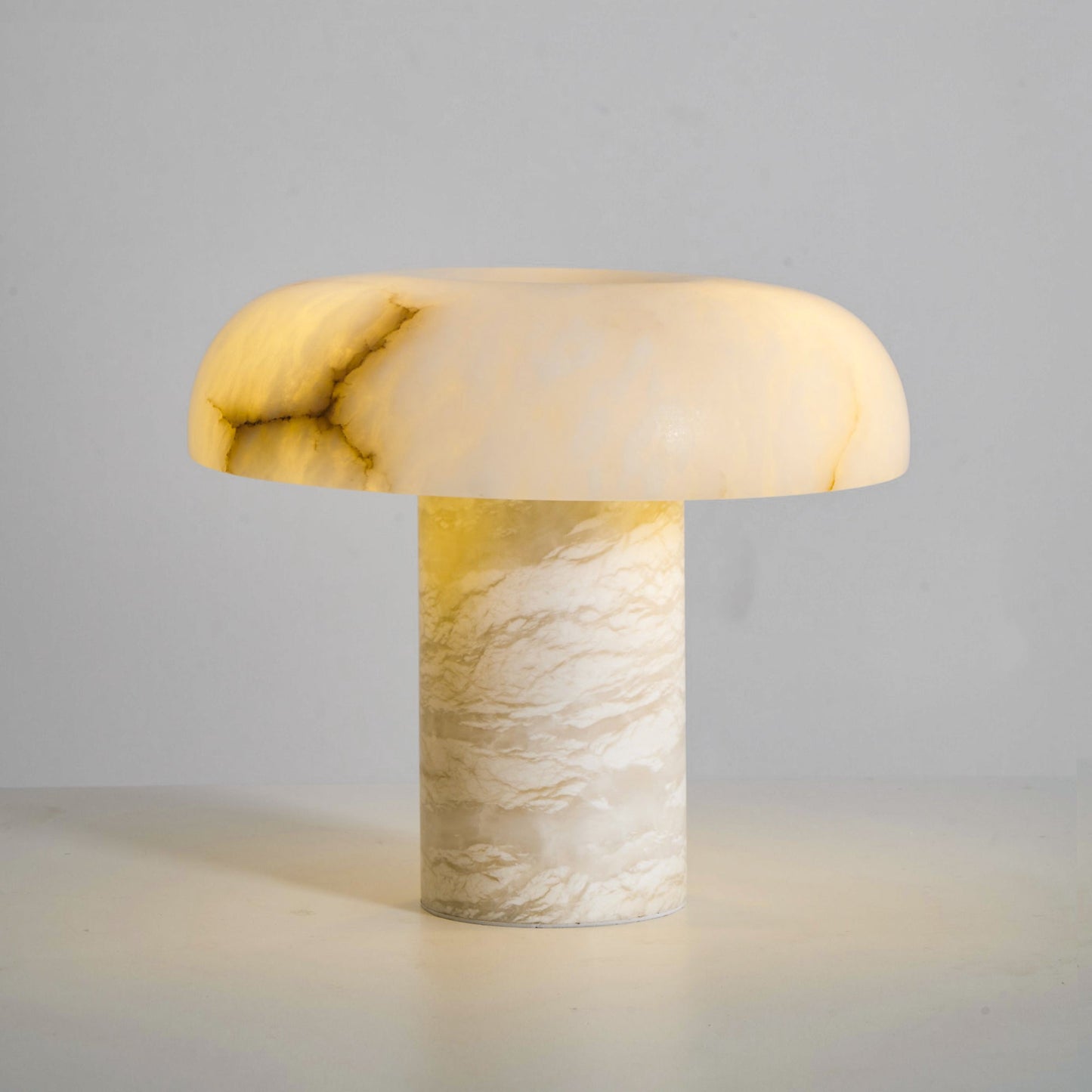 Mushroom Type Alabaster Table Lamp, view 29