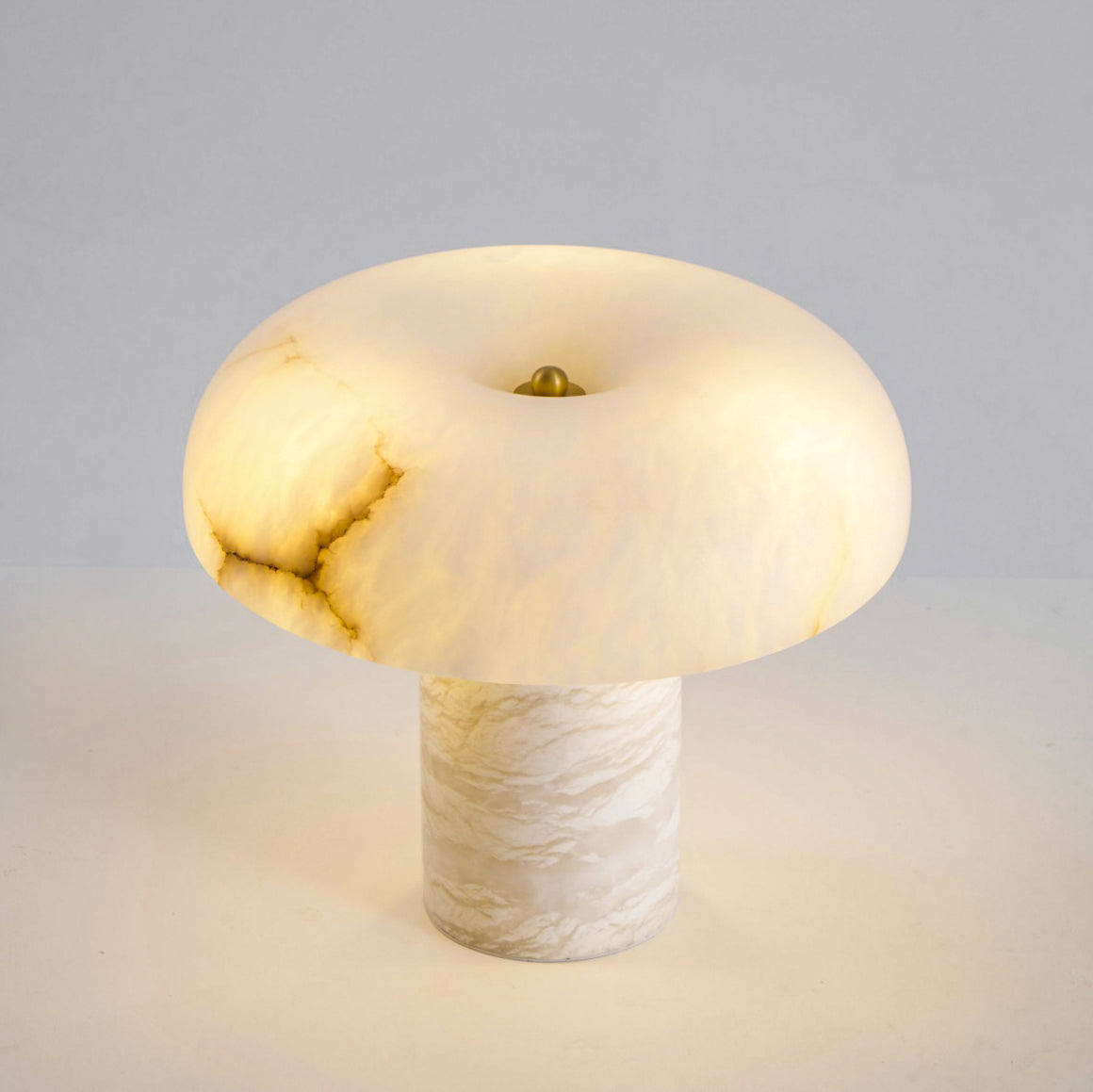 Mushroom Type Alabaster Table Lamp, view 30