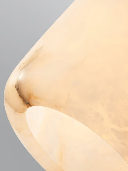 Natural Alabaster Small Pendant Light – Dimmable, view 15