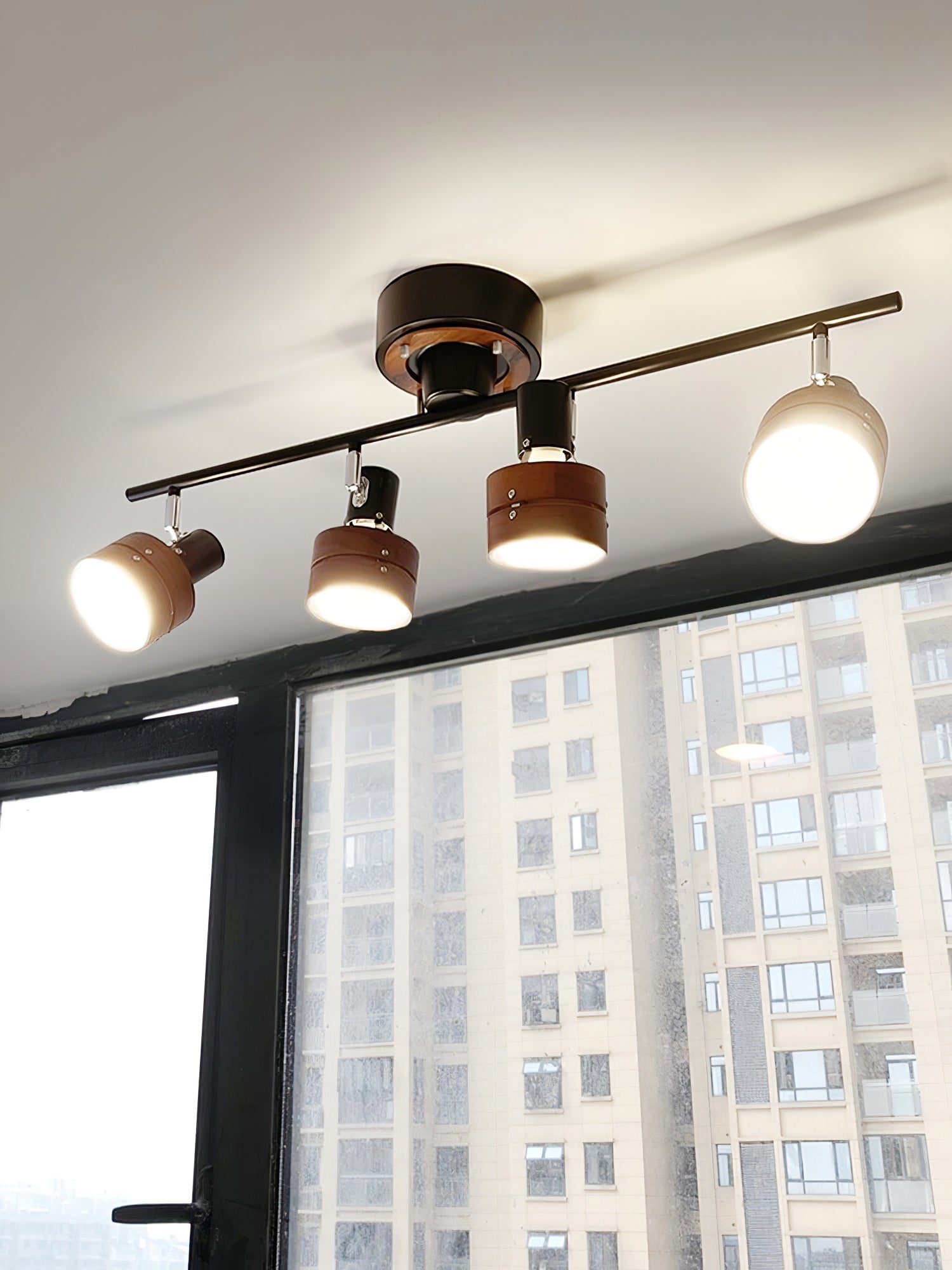 Nordic Cylindrical 4-Light Spotlight – Dimmable, view 7