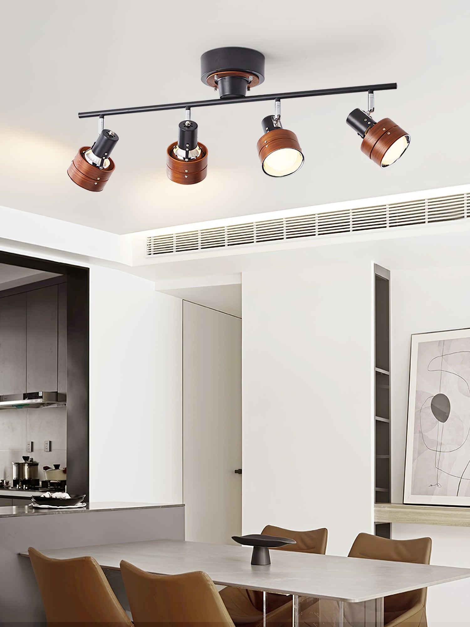 Nordic Cylindrical 4-Light Spotlight – Dimmable, view 15