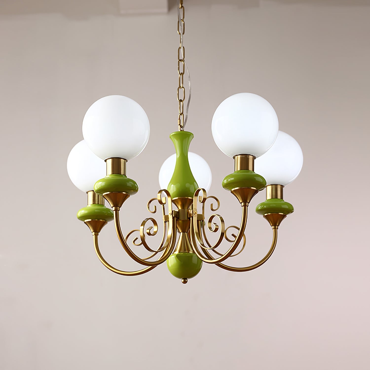 Onyx Glass Chandelier – Dimmable, view 33