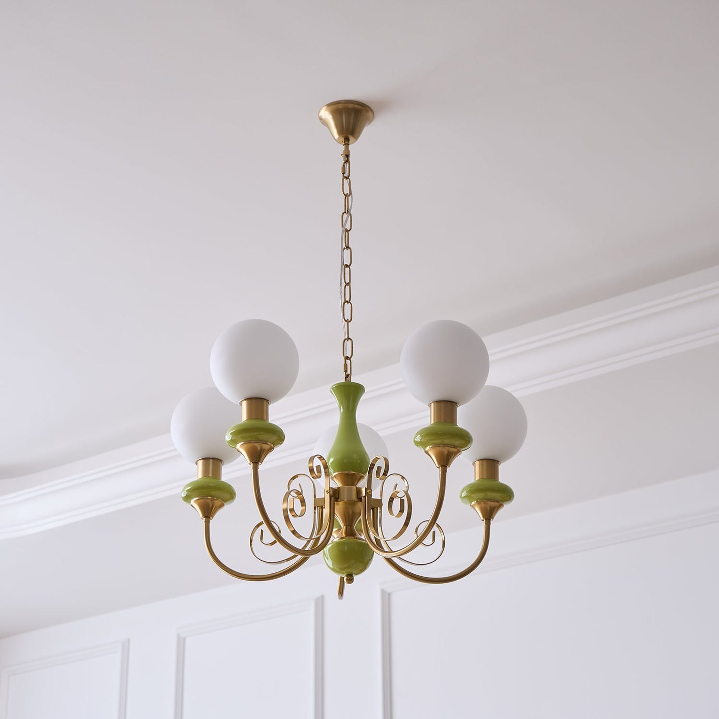 Onyx Glass Chandelier – Dimmable, view 50
