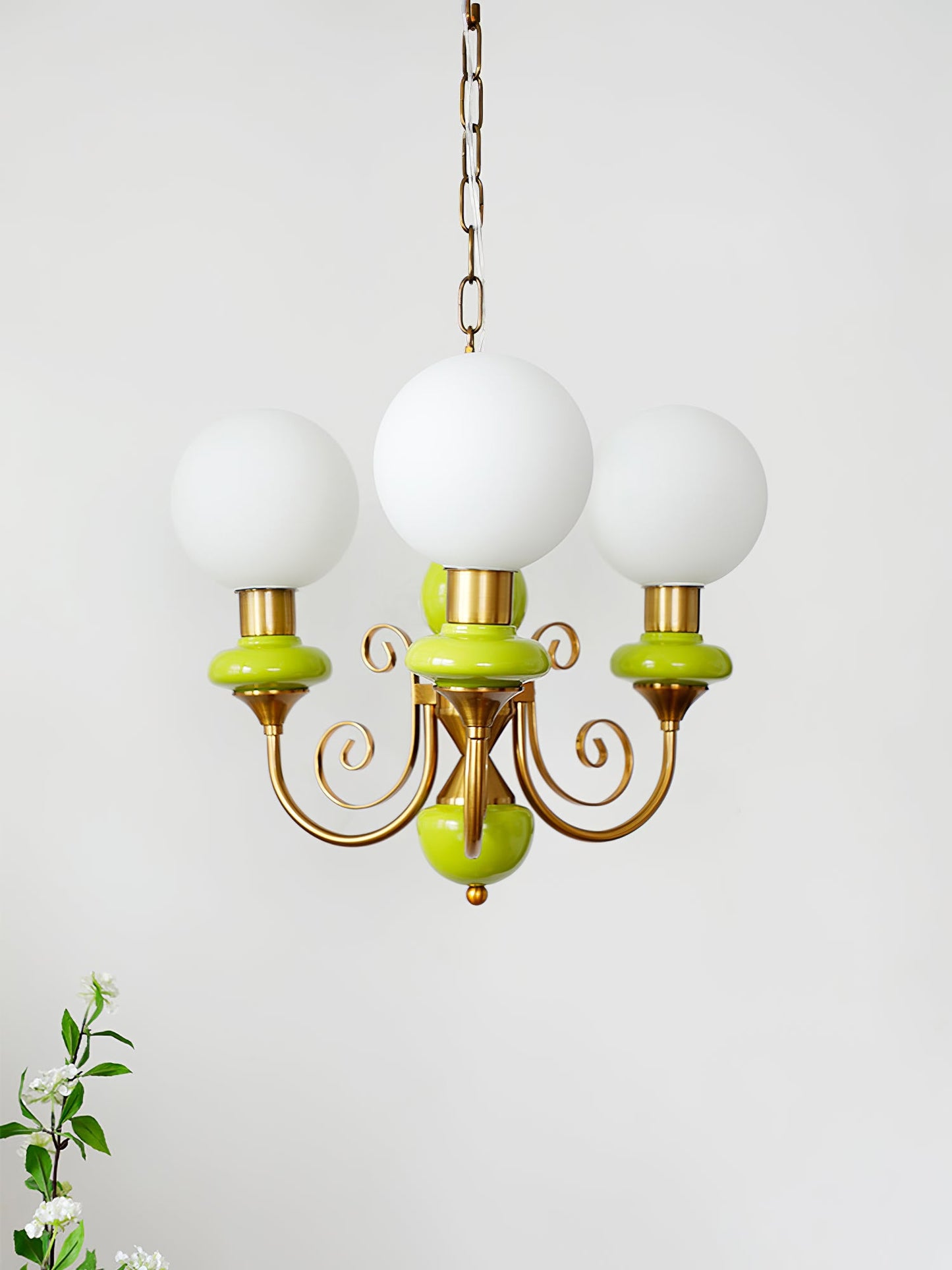Onyx Glass Chandelier – Dimmable, view 34