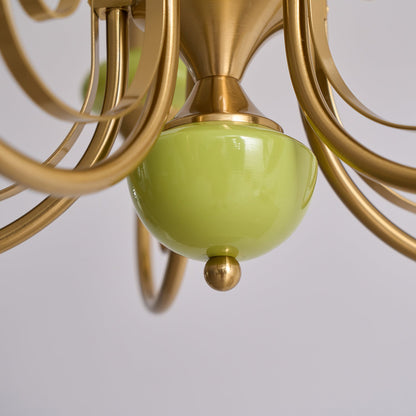 Onyx Glass Chandelier – Dimmable, view 56