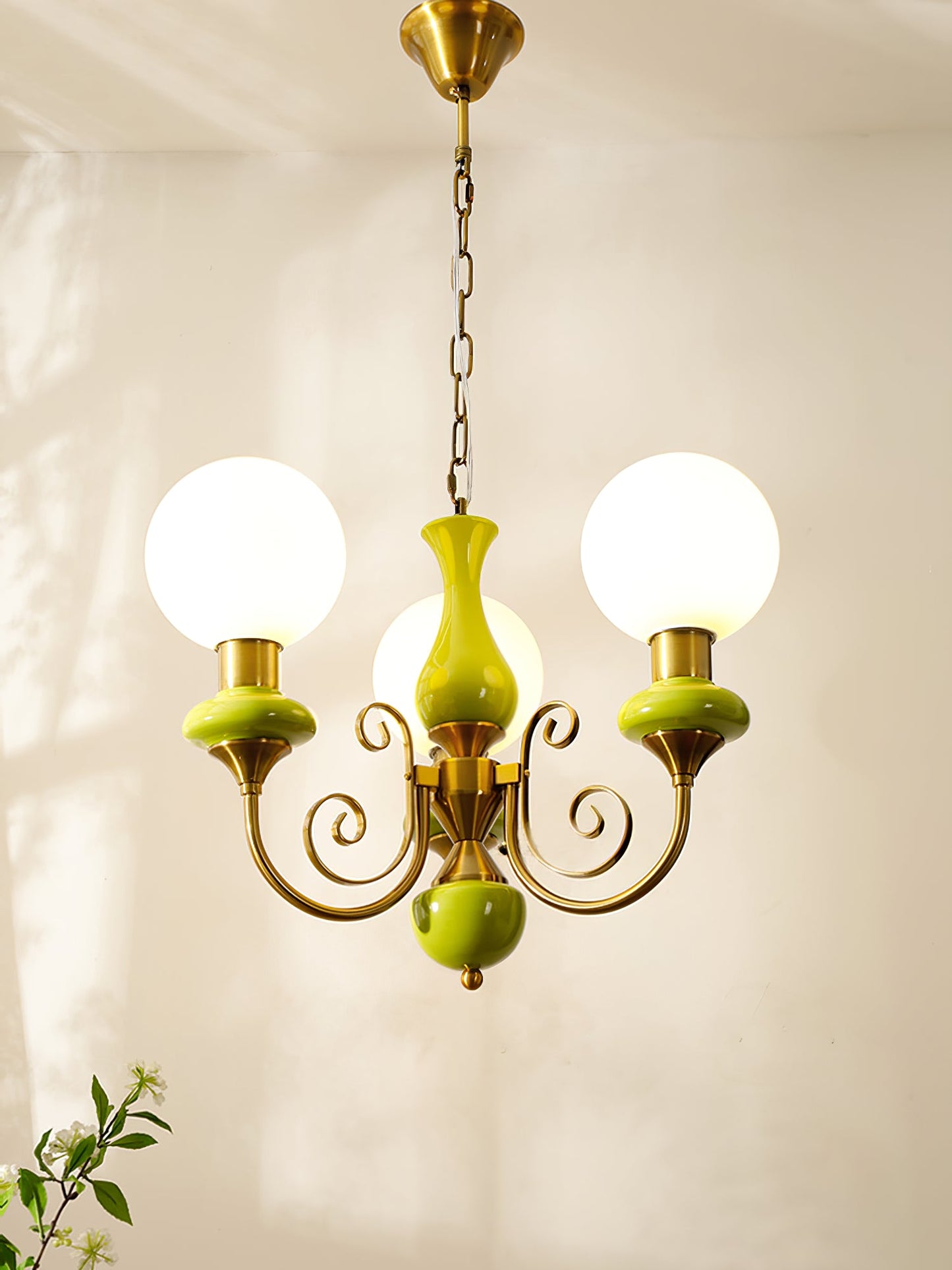 Onyx Glass Chandelier – Dimmable, view 37