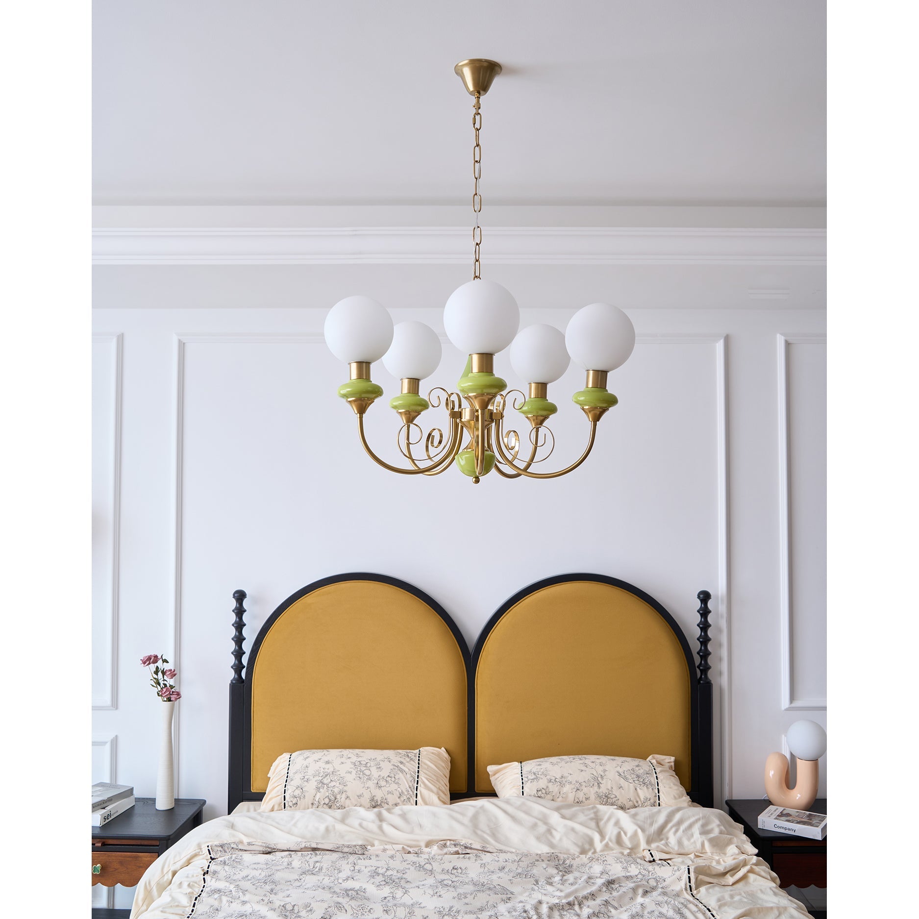 Onyx Glass Chandelier – Dimmable, view 16