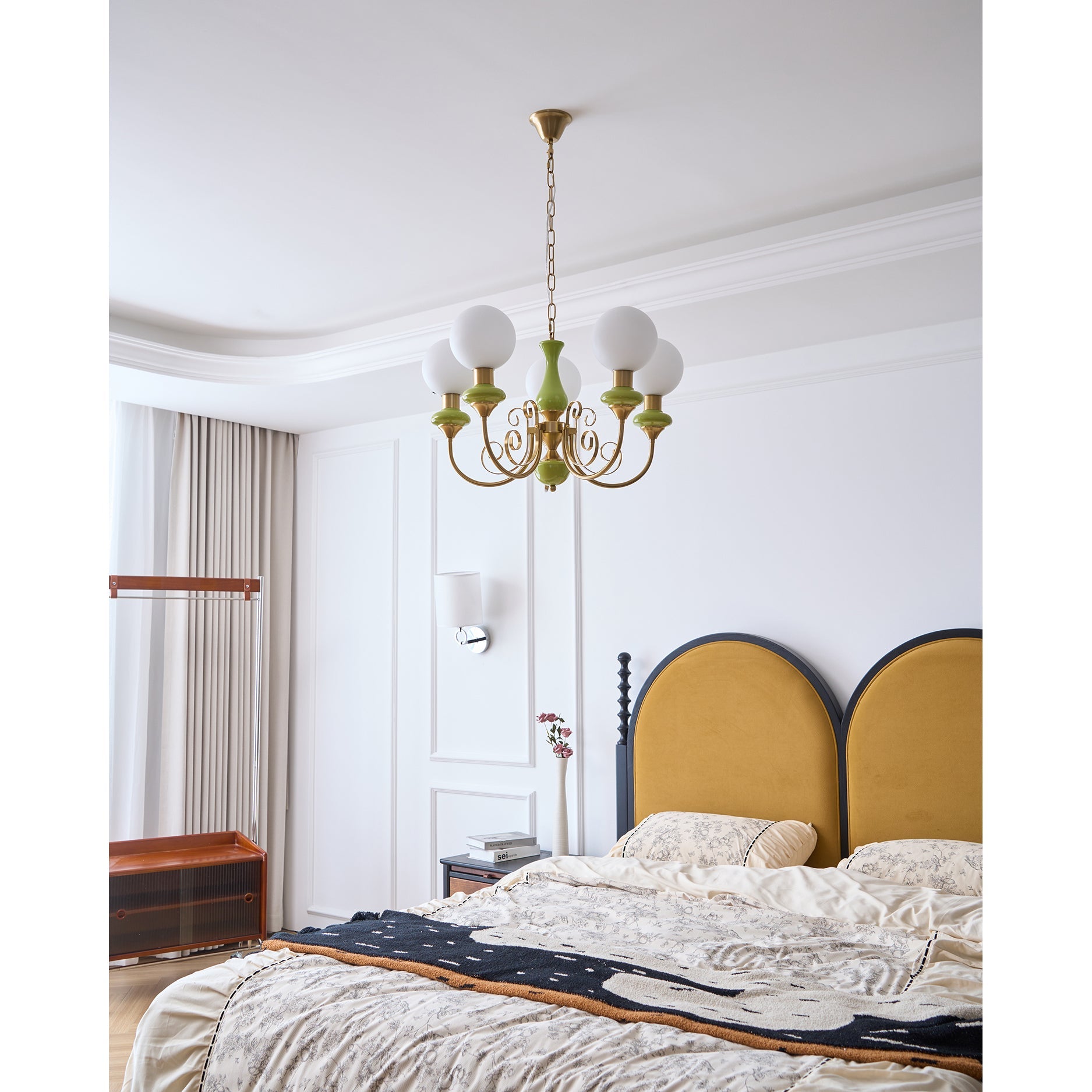 Onyx Glass Chandelier – Dimmable, view 18
