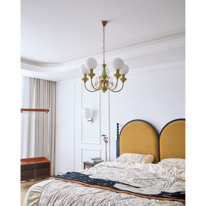 Onyx Glass Chandelier – Dimmable, view 18