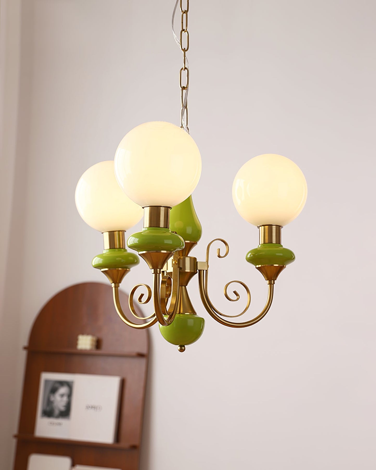 Onyx Glass Chandelier – Dimmable, view 40