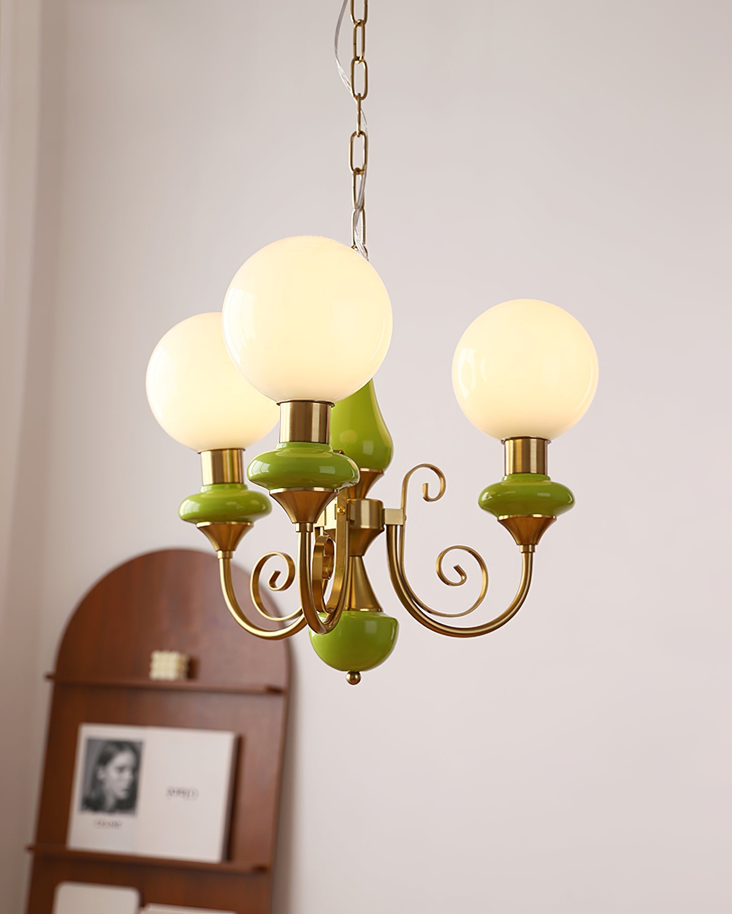 Onyx Glass Chandelier – Dimmable, view 40