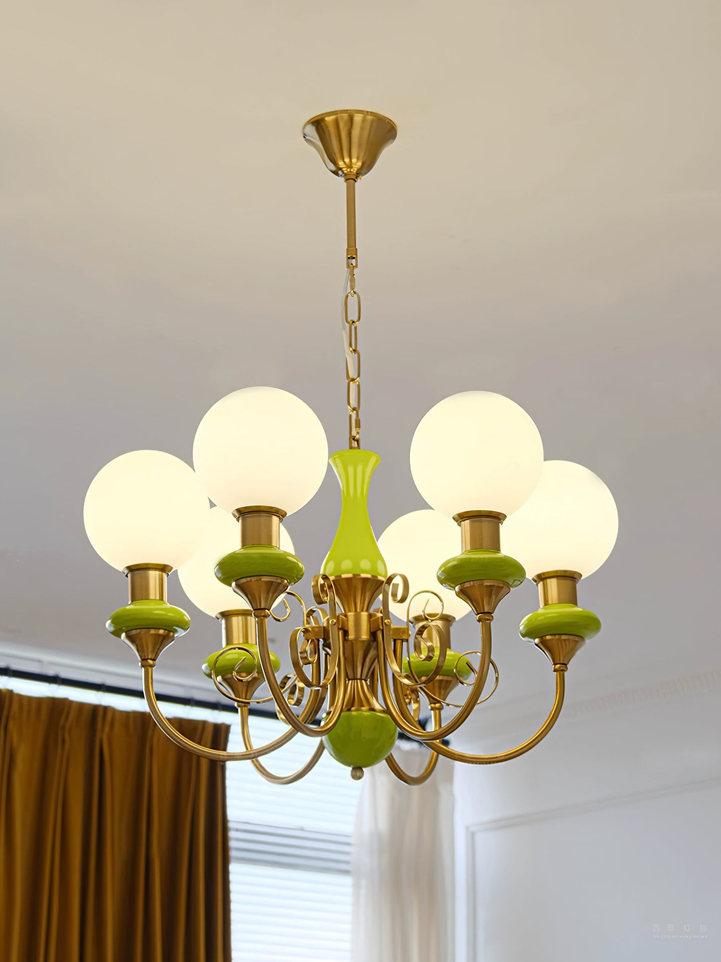Onyx Glass Chandelier – Dimmable, view 41