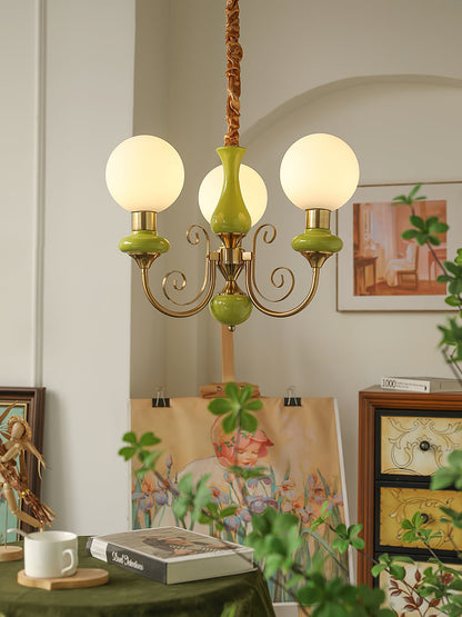 Onyx Glass Chandelier – Dimmable, view 43