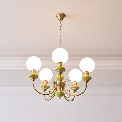 Onyx Glass Chandelier – Dimmable, view 51