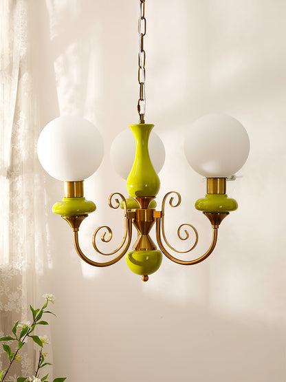 Onyx Glass Chandelier – Dimmable, view 44