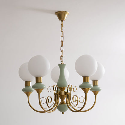 Onyx Glass Chandelier – Dimmable, view 52