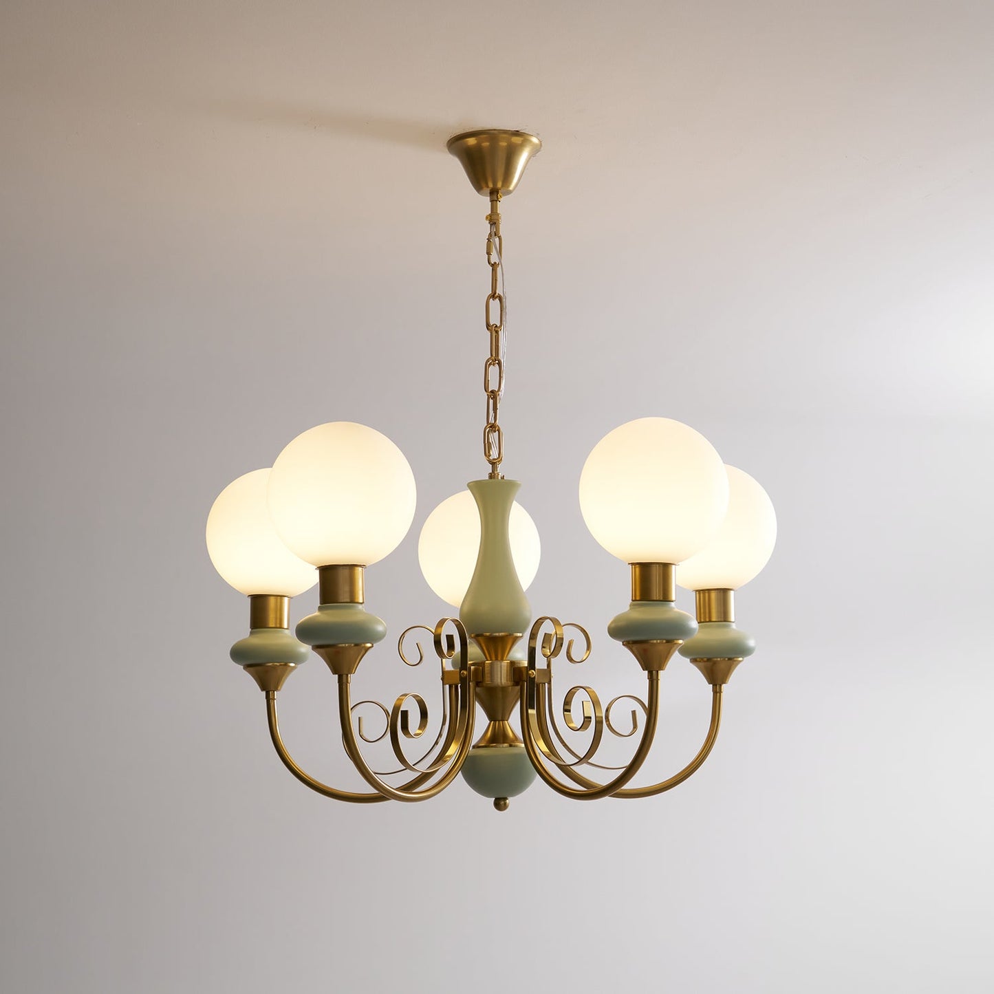 Onyx Glass Chandelier – Dimmable, view 53