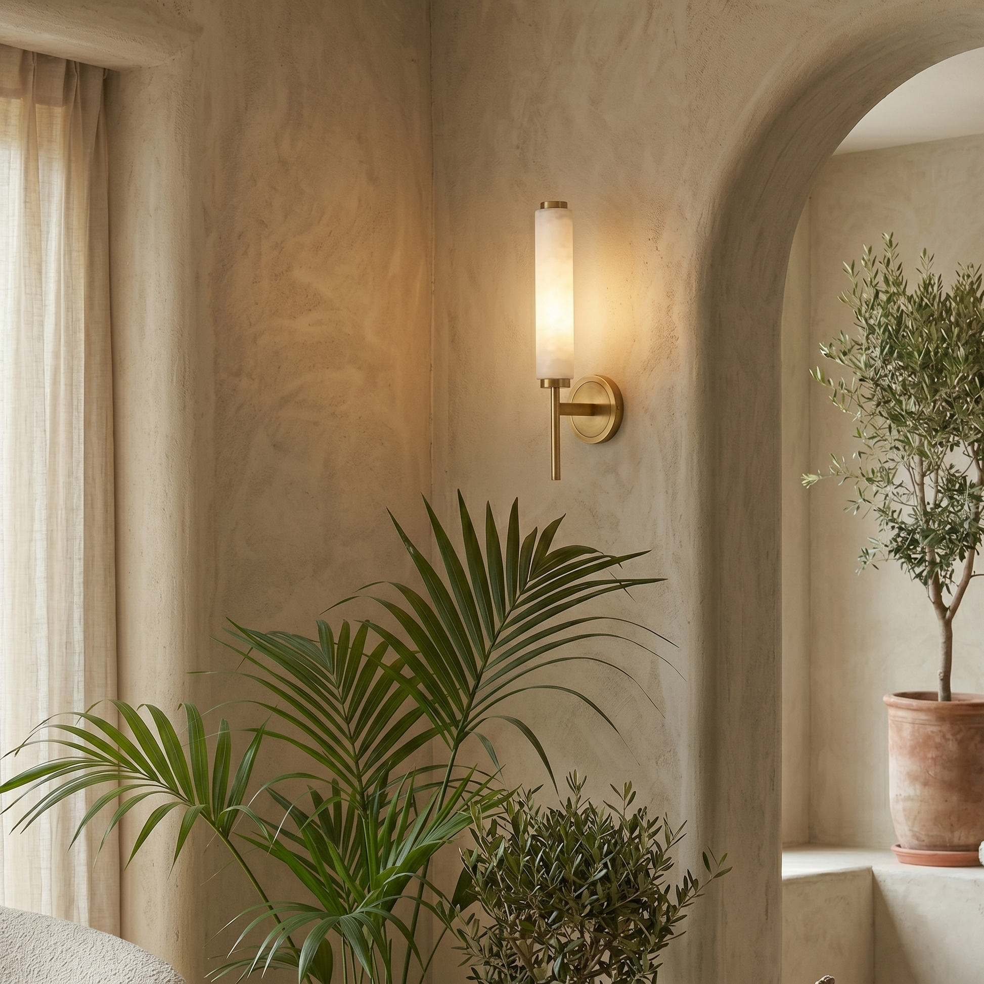 Brindisi Alabaster Wall Lamp – Dimmable, view 12