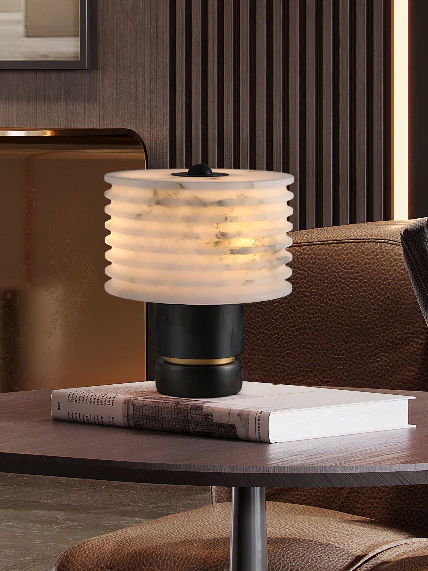 Outela Alabaster Table Lamp, view 9