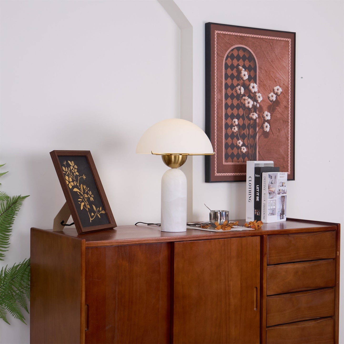Peono Alabaster Table Lamp – Dimmable, view 28