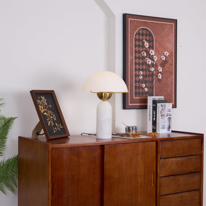 Peono Alabaster Table Lamp – Dimmable, view 28