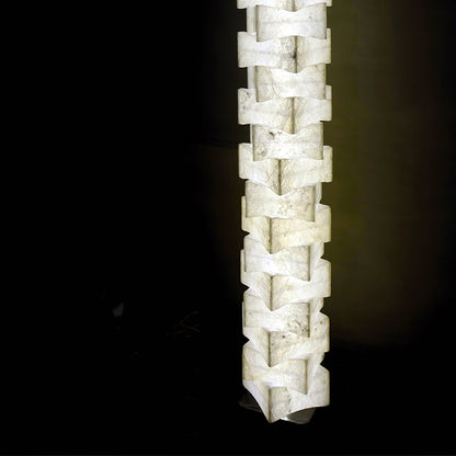 Stacked Alabaster Floor Light, view 30