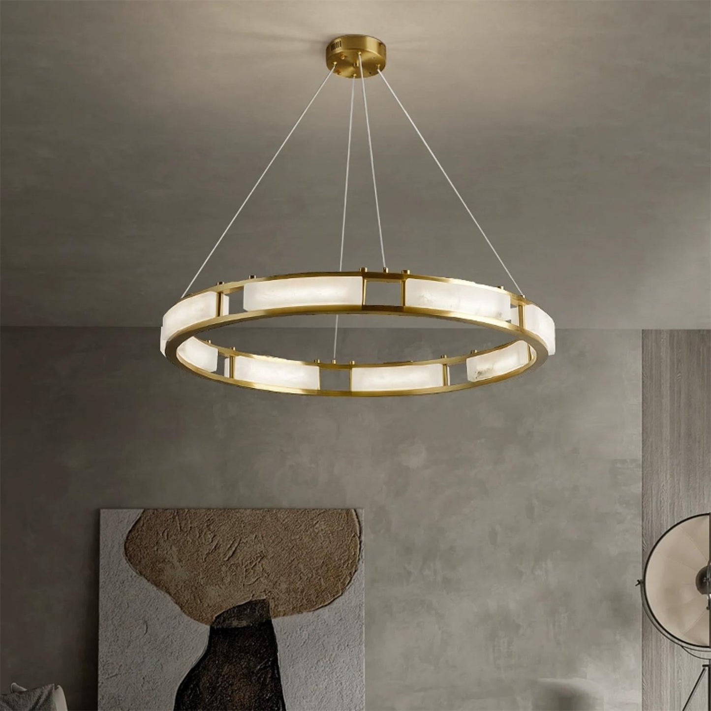 Qatar Alabaster Chandelier, view 4