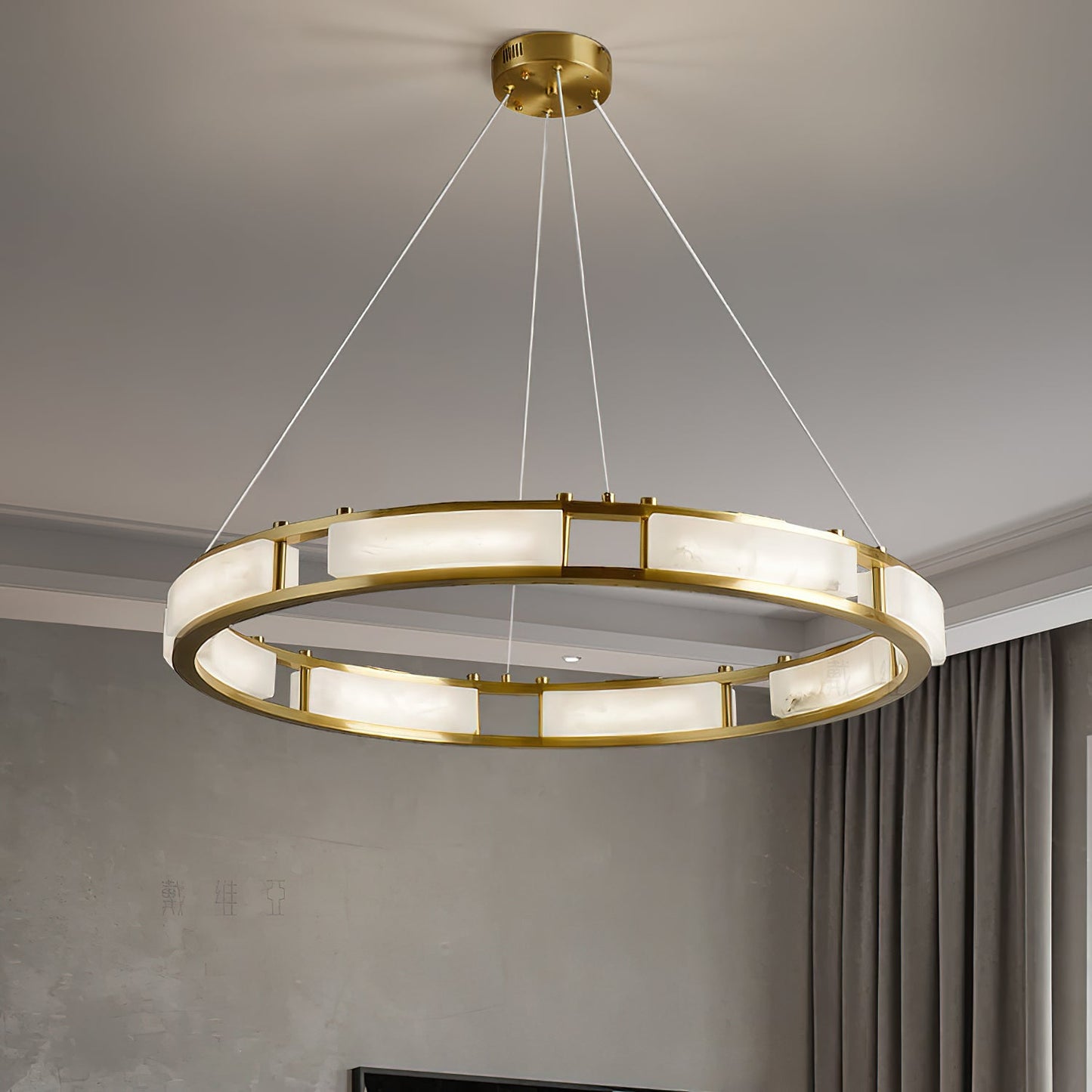 Qatar Alabaster Chandelier, view 5