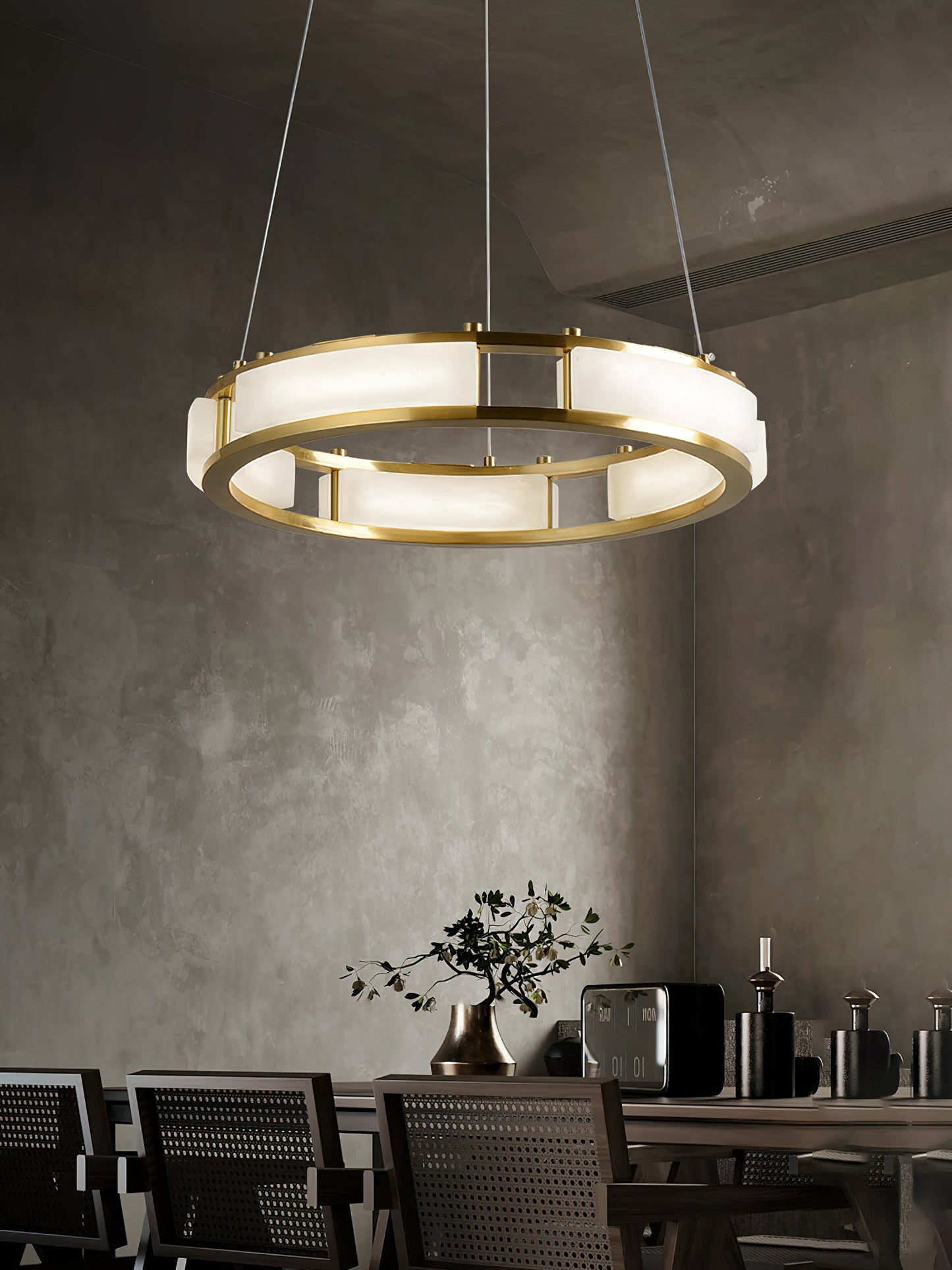 Qatar Alabaster Chandelier, view 10