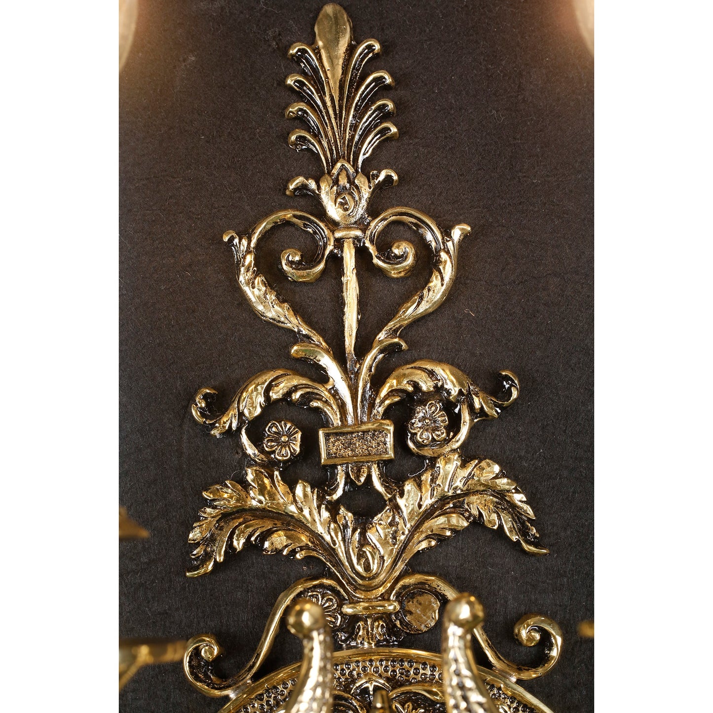 Aurelia Brass Double-Candle Wall Sconce