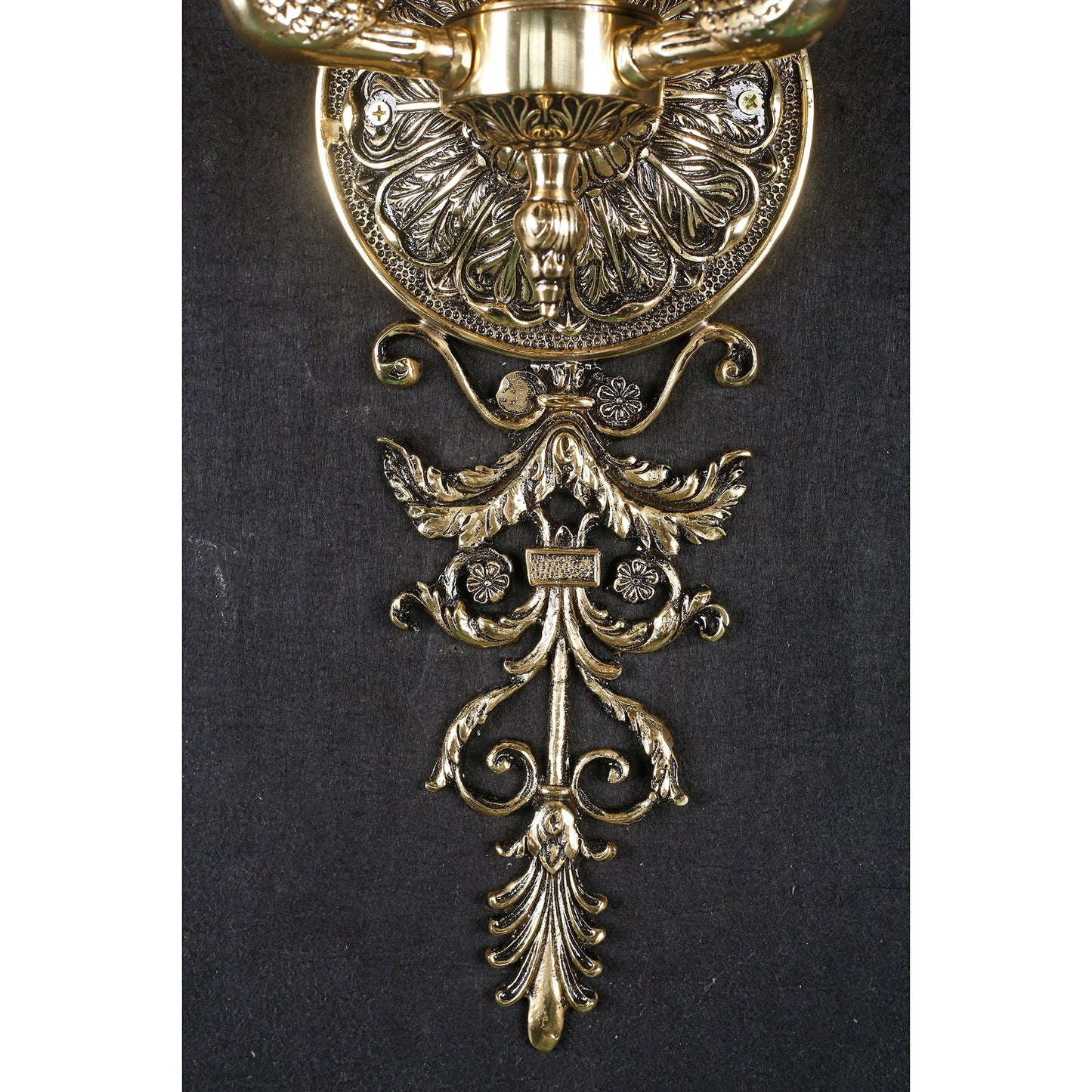 Aurelia Brass Double-Candle Wall Sconce