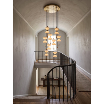 Lyra Alabaster Chandelier