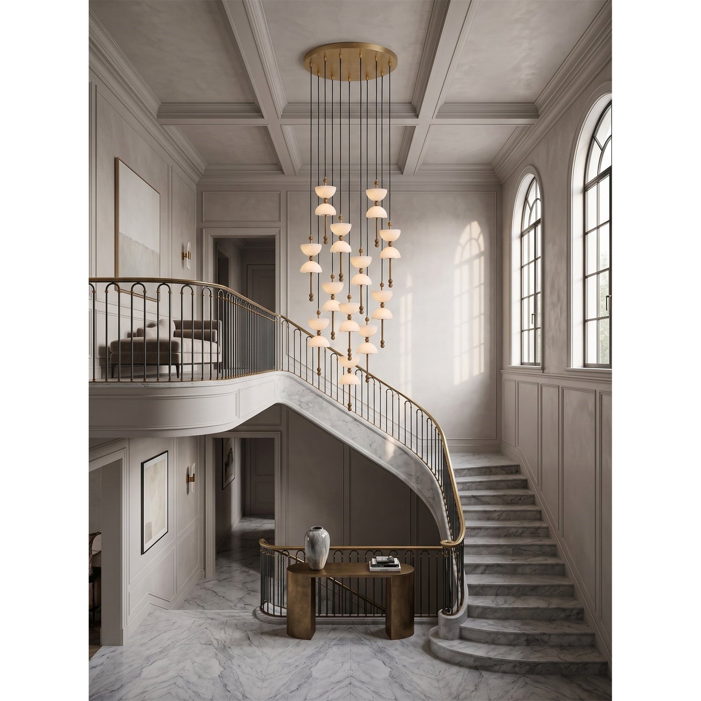 Lyra Alabaster Chandelier