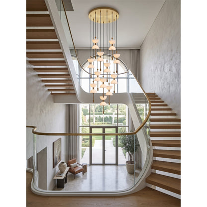Lyra Alabaster Chandelier