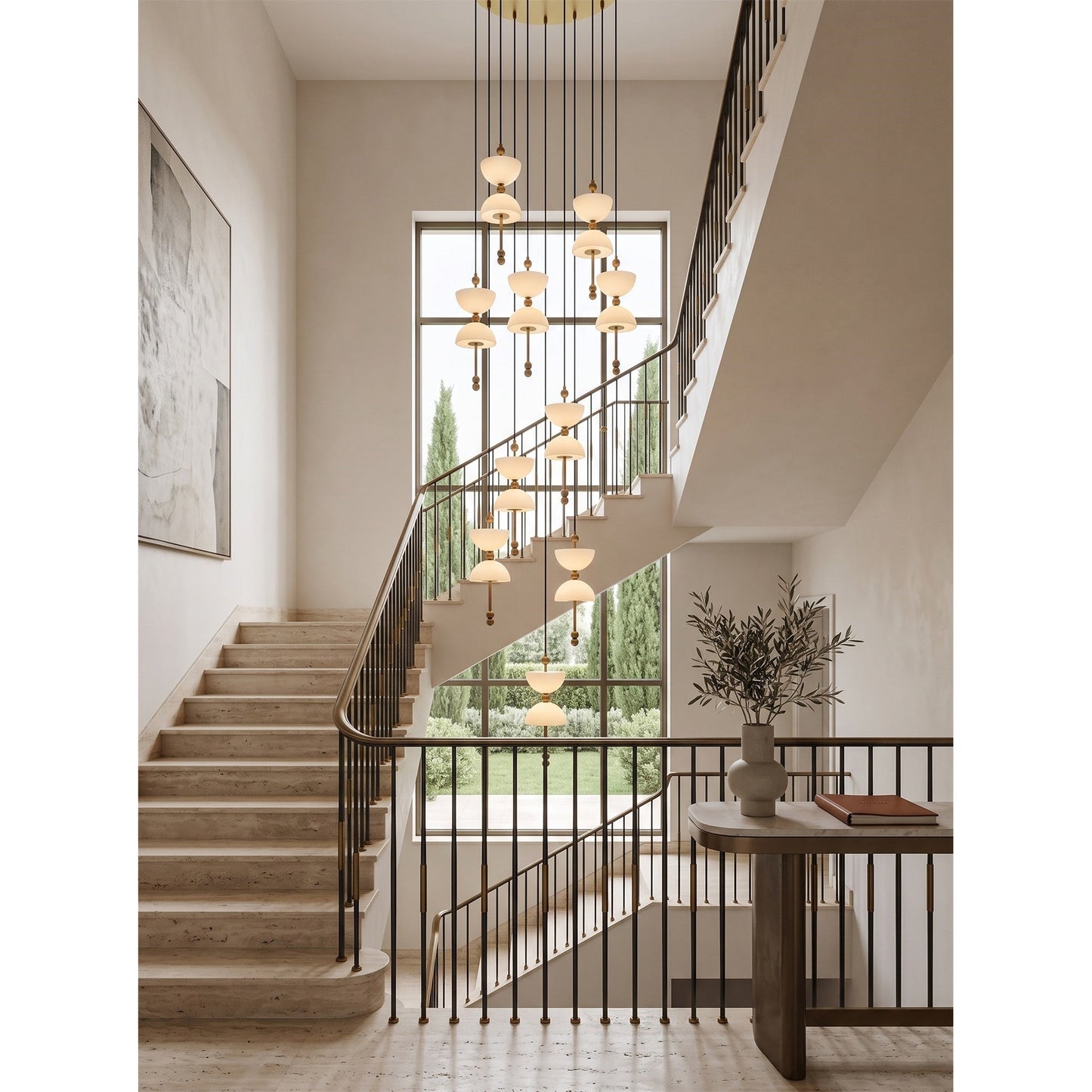 Lyra Alabaster Chandelier