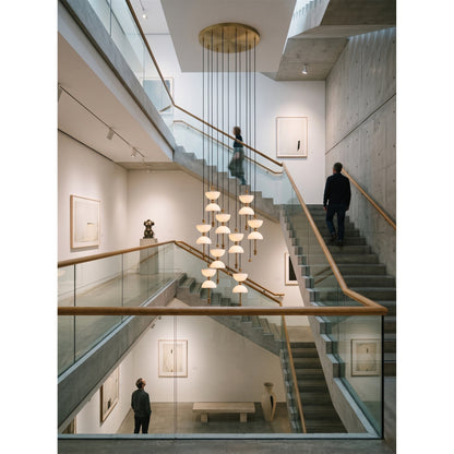 Lyra Alabaster Chandelier