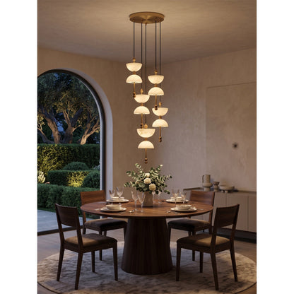 Lyra Alabaster Chandelier