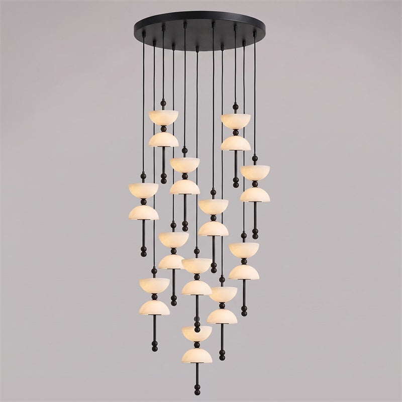 Lyra Alabaster Chandelier