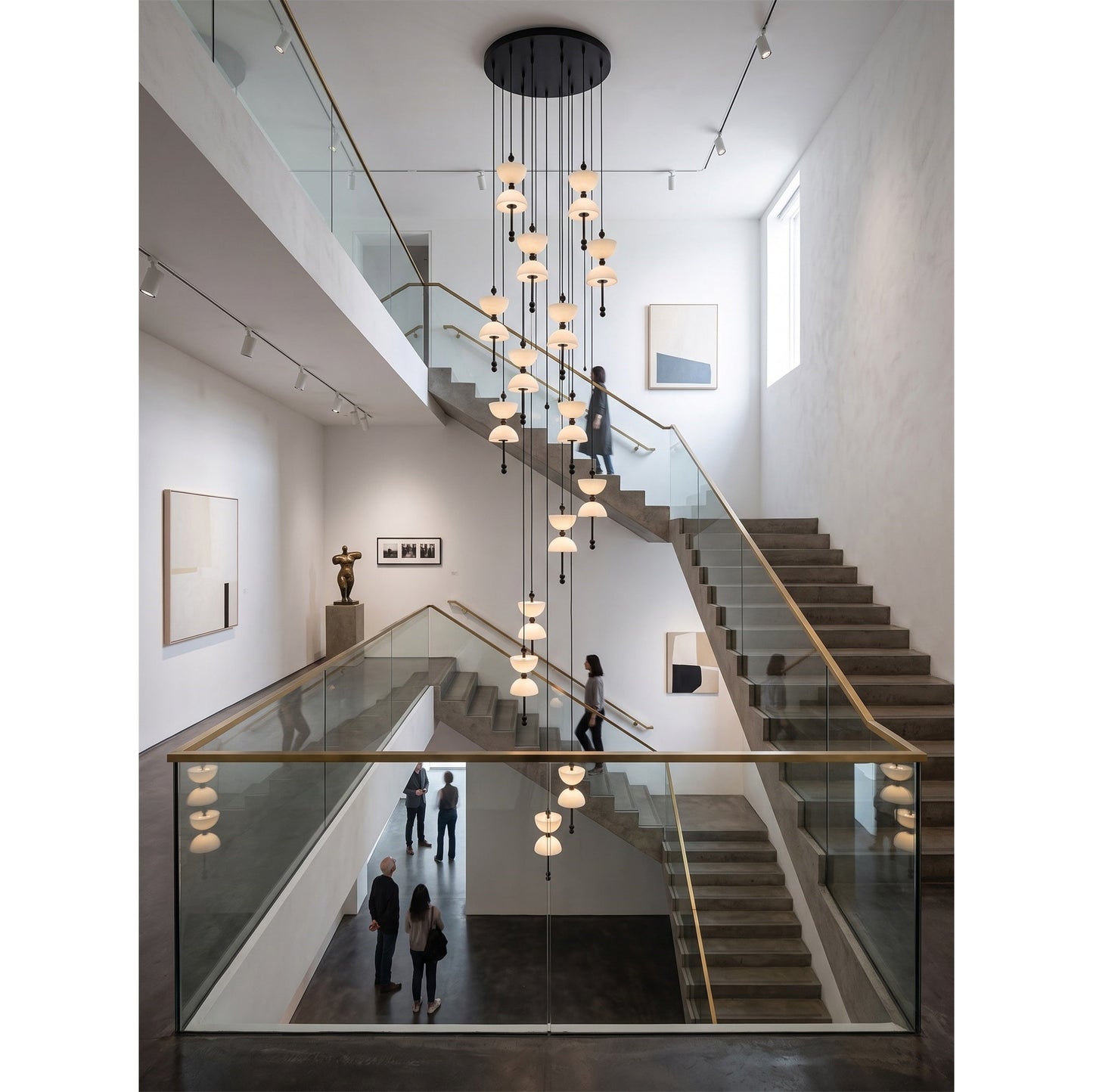 Lyra Alabaster Chandelier