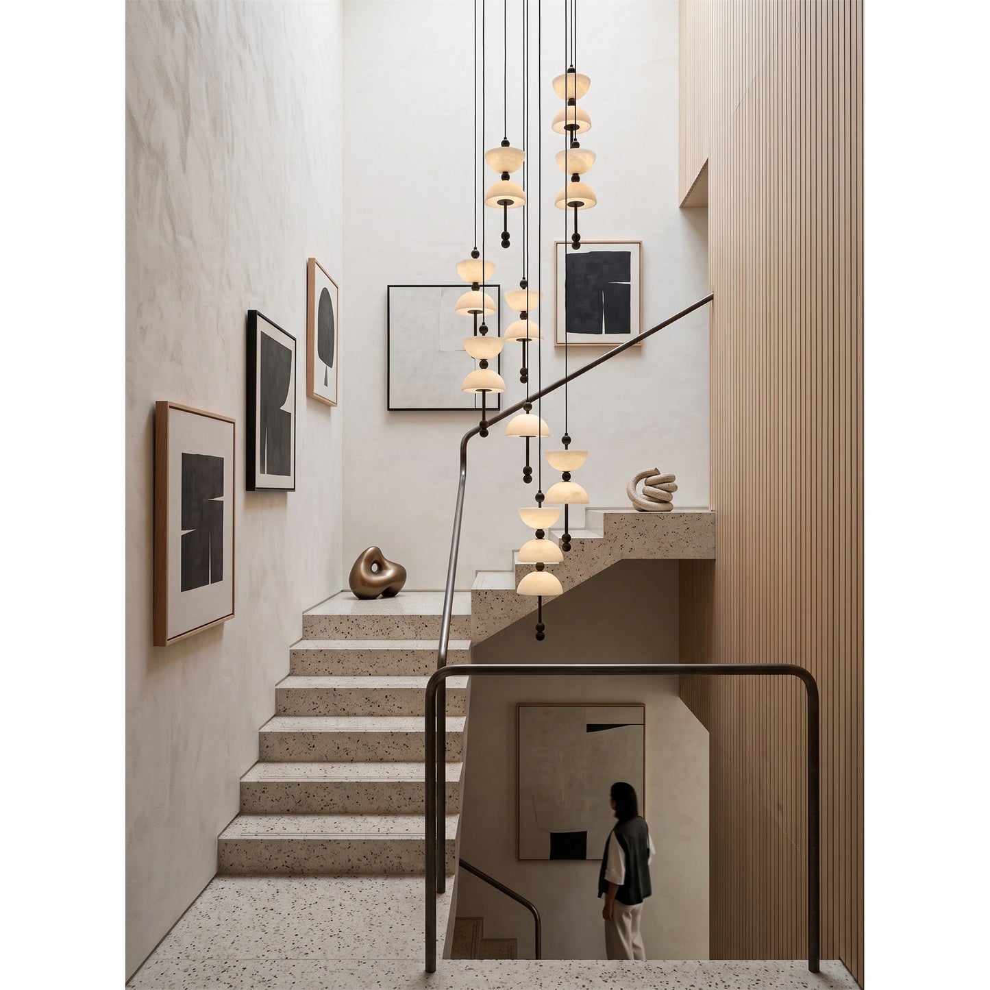 Lyra Alabaster Chandelier